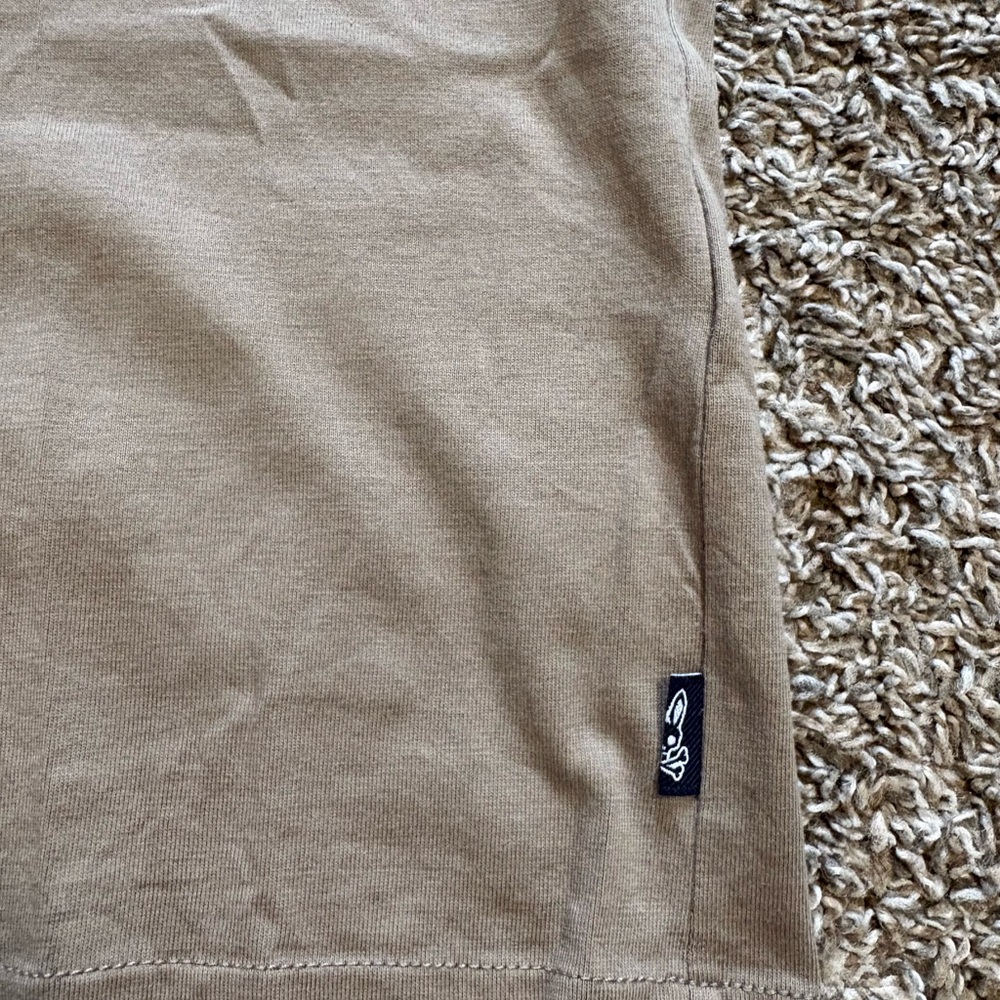 Psycho Bunny Beige Logo Tee - Picture 4 of 8